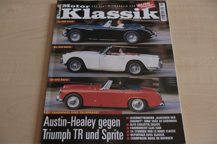 Deckblatt Motor Klassik (11/2002)